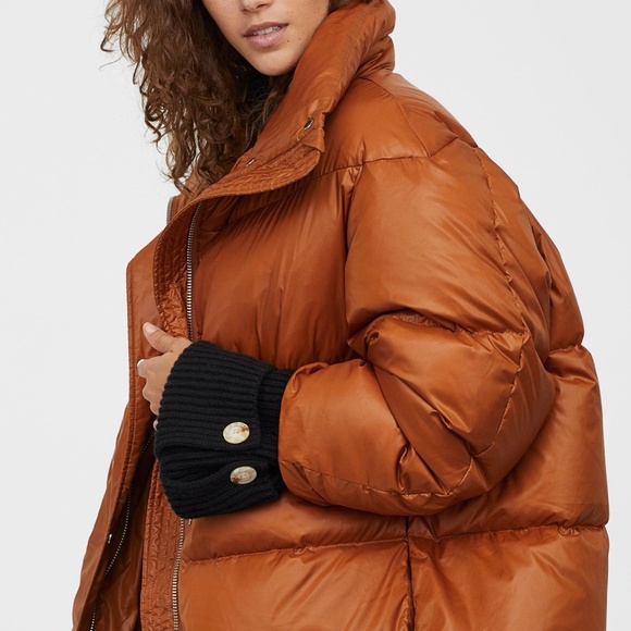 short puffer jacket h and m